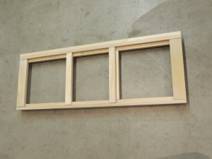 Cut wood and started assembling kitchen upper cabinets