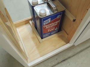 Fabricated corral for fuel alcohol storage