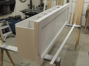 Final gun spray painted kitchen pantry and trim