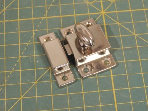 Received cabinet door latches