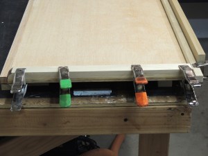 Started bonding headboard assembly