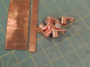 Fabricated hot bus bar for switch panel