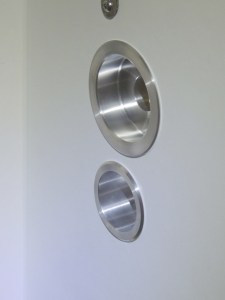 Installed shower hose quick disconnect mount