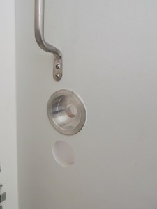 Installed shower valve mount
