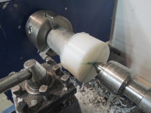 Started designing and fabricating interior ground power plug mount