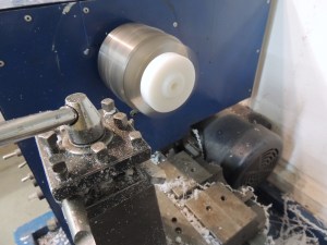 Started designing and fabricating interior ground power plug mount