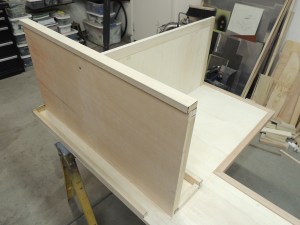 Started fabricating calorifier enclosure-refrigerator support