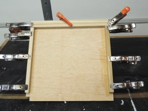 Started fabricating calorifier enclosure-refrigerator support