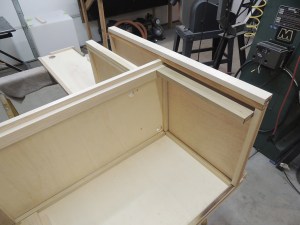 Started fabricating calorifier enclosure-refrigerator support