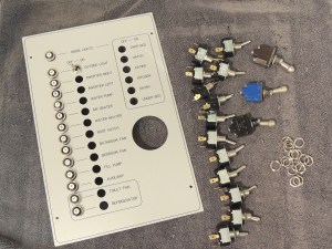 Test fit switch panel