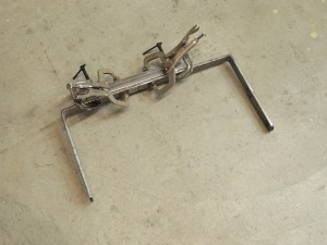 Fixtured and welded ladder subframe mount