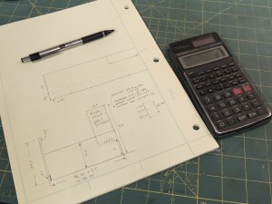 Laid out passenger side countertop