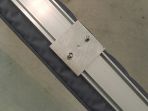 Machined mounting plates for awning