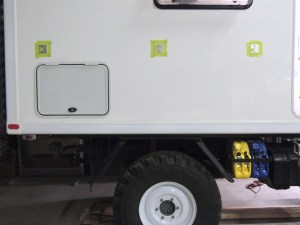 Prepped and bonded awning mount plates