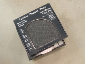 Received self-adhesive carpet