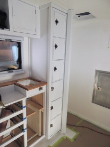 Test fit kitchen pantry