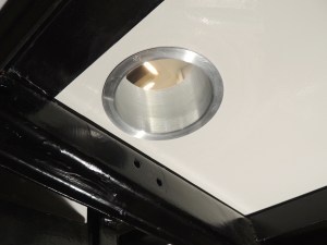 Bonded aluminum sleeve into heater passthrough hole