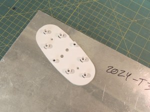 Fabricated over bed fan mount