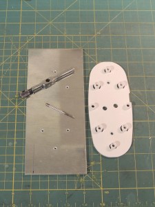 Fabricated over bed fan mount