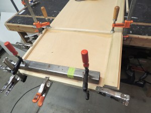 Fabricated under bed divider and storage partition