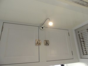 Function checked over table led spotlight