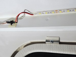 Installed under bed storage led lighting