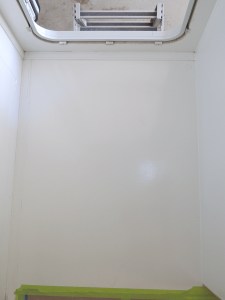 Laid out shower drain locations