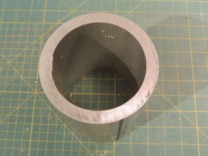 Machined aluminum sleeve to finish heater passthrough hole
