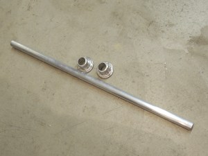 Received aluminum support material