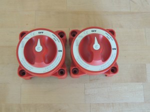 Received battery cutoff switches