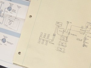 Started laying out charge controller side of electrical system