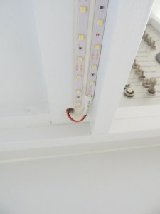 Wired over table led strip light