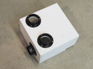 Bonded and screwed heater duct flanges to heater distribution box