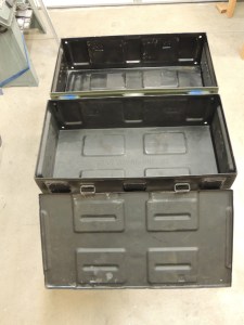 Cleaned under subframe storage boxes