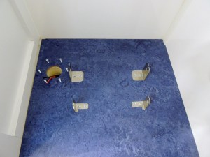 Installed composting toilet