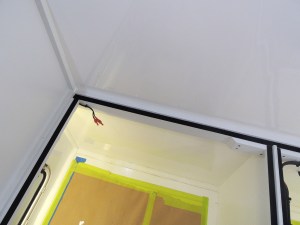 Installed velcro on bed deck contact surfaces