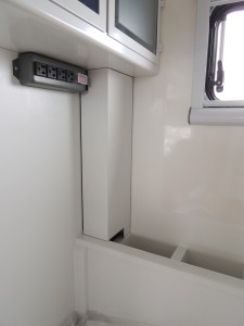 Installed wire chase cover