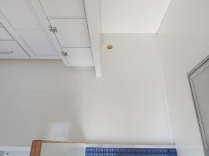 Started installation of marmoleum flooring