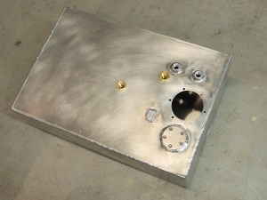 Final assembled gray water tank