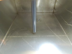 Final assembled gray water tank