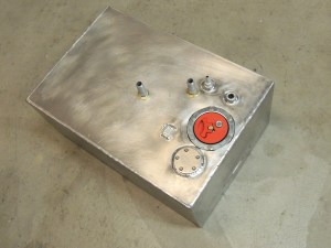 Final assembled gray water tank