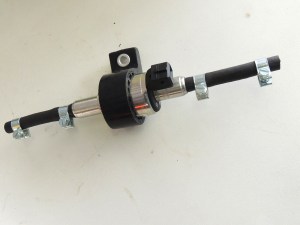 Installed air heater fuel pump