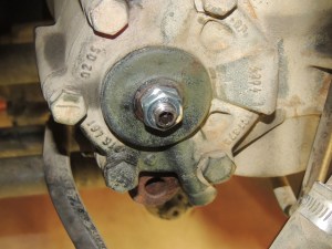 Installed new seal and jam nut on power steering box