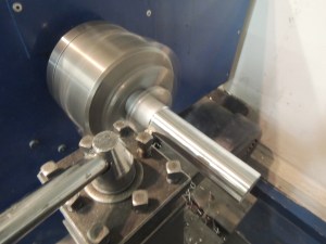 Machined aluminum hose union