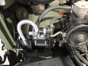 Mounted pre-heater and finalized pre-heater plumbing