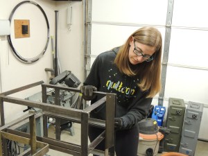 Prepped, seam sealed, primed, and painted under subframe storage box mount