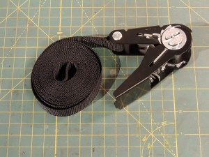 Sewed anti-rattle strap