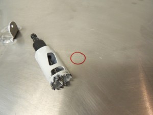 Started modifying gray water tank