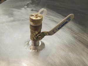 Started modifying gray water tank