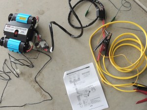 Test ran electric air compressor